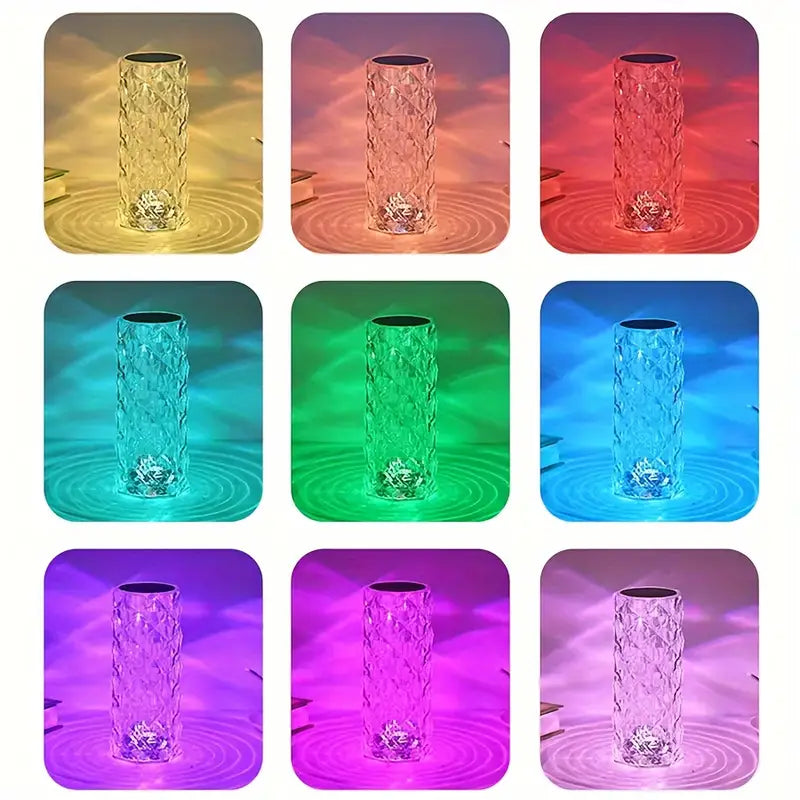 Lámpara Diamante LED RGB + Control Remoto