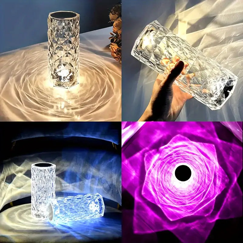 Lámpara Diamante LED RGB + Control Remoto