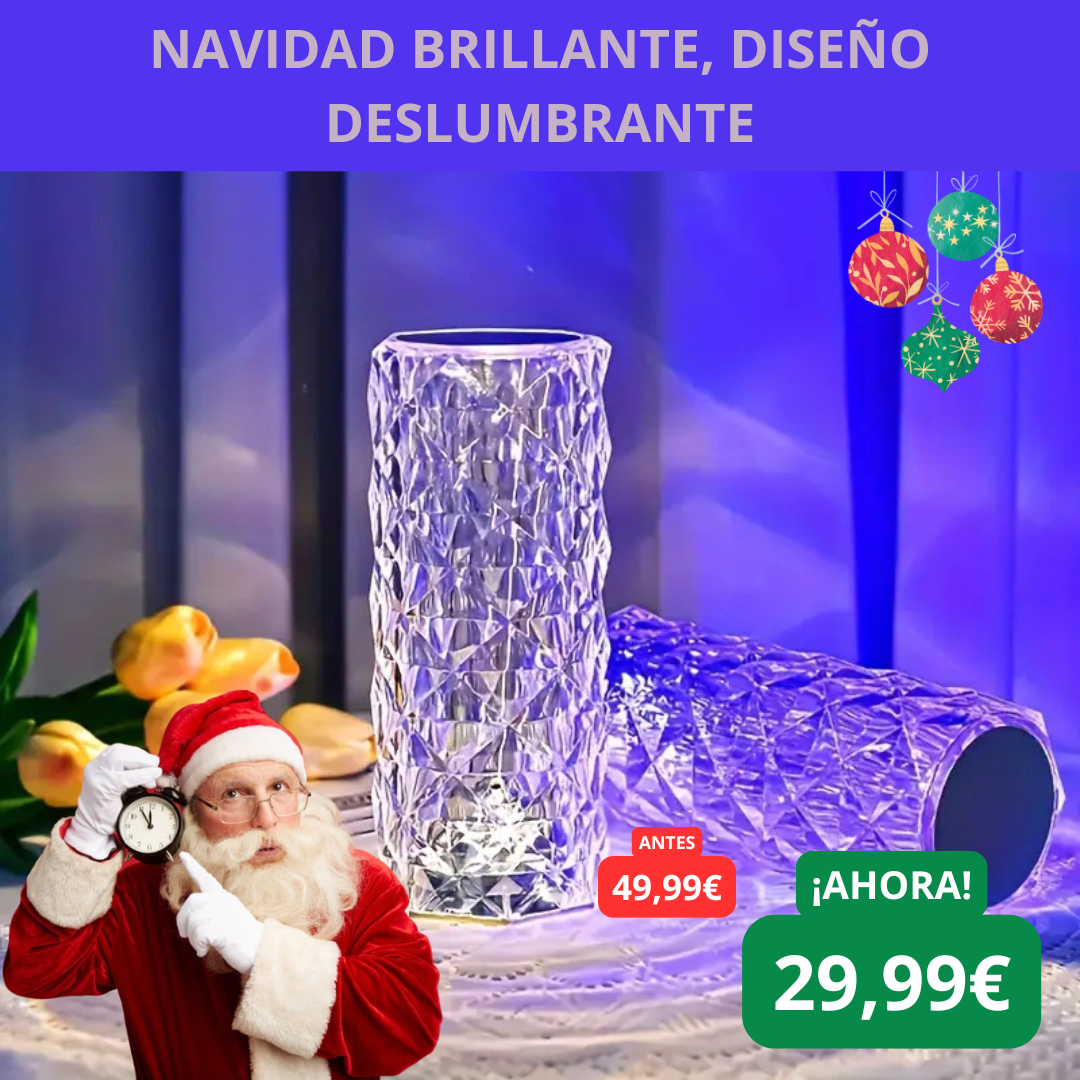 Lámpara Diamante LED RGB + Control Remoto